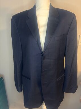 Ralph Lauren Cashmere Blazer M 🔥 Navy Stripe